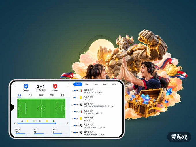 装爱游戏 APP，开赛信息及时收
